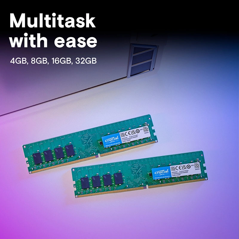 Ram PC Crucial 8GB 3200MHz DDR4 CT8G4DFRA32A